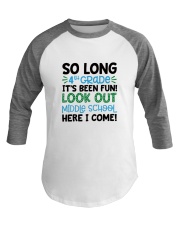 HQH994 So Long 4th Grade Look Out Middle School Baseball Tee tile
