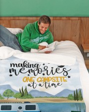 Personalized Camping Blanket 30 Large Sherpa Fleece Blanket - 60" x 80" aos-sherpa-fleece-blanket-60x80-lifestyle-front-07