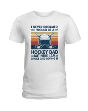 Hockey I never dreamed Ladies T-Shirt tile