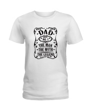HQH994 Dad Best No 1 Ladies T-Shirt tile