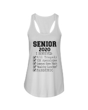 SENIOR 2020-I SURVIED-BLACK Ladies Flowy Tank tile