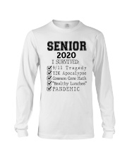 SENIOR 2020-I SURVIED-BLACK Long Sleeve Tee tile