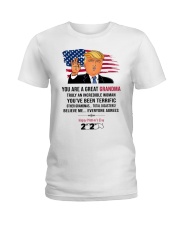 trump 2020 grandma mug toilet paper Ladies T-Shirt tile