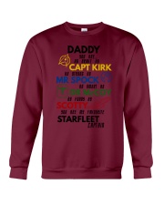 Daddy - Capt Kirk Colour Crewneck Sweatshirt tile