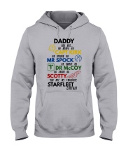 Daddy - Capt Kirk Colour Hooded Sweatshirt tile