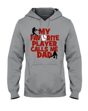 Baseball Favorite Player calls Me Dad Hooded Sweatshirt tile