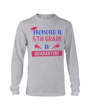 promoted to 5TH grade in quarantine 2020 pink Long Sleeve Tee tile