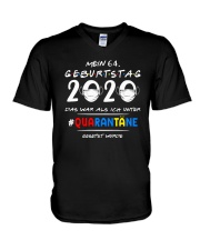 Mein 64 Geburtstag V-Neck T-Shirt tile