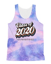 Class of 2020 quarantined tie dye sparkling All-Over Unisex Tank tile