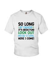 HQH994 So Long 8th Grade Look Out Middle School Youth T-Shirt tile