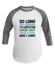 HQH994 So Long 8th Grade Look Out Middle School Baseball Tee tile