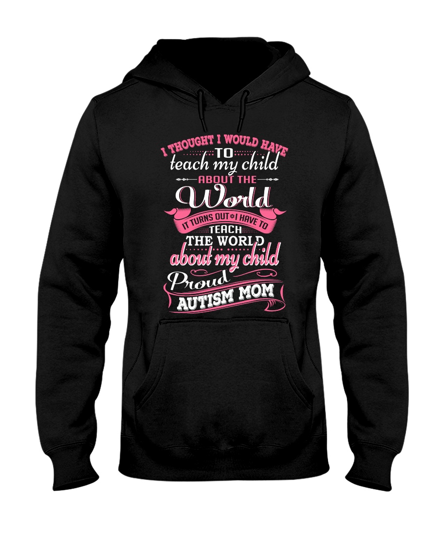 Proud Autism Mom Hooded Sweatshirt