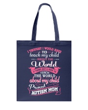 Proud Autism Mom Tote Bag thumbnail