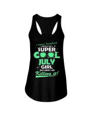 Super cool July Girl Ladies Flowy Tank thumbnail