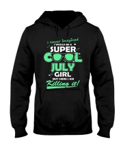 Super cool July Girl Hooded Sweatshirt thumbnail