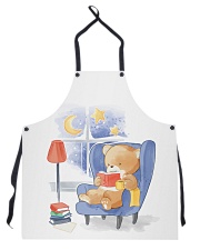 bear book watercolor Apron thumbnail
