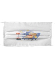 bear book watercolor Cloth face mask thumbnail