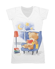 bear book watercolor All-over Dress thumbnail