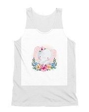 Funny animals elephant watercolor All-over Unisex Tank front