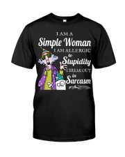 Simple Woman Sarcasm Classic T-Shirt thumbnail