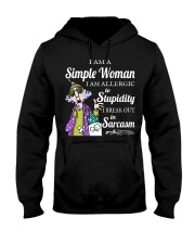 Simple Woman Sarcasm Hooded Sweatshirt thumbnail