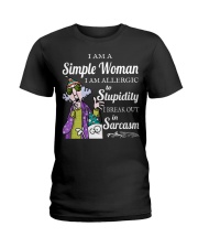 Simple Woman Sarcasm Ladies T-Shirt thumbnail