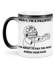 I am about to pass this mug across your face mug Color Changing Mug back