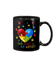 AUTISM I AM HIS VOICE HE IS MY HEART Mug thumbnail