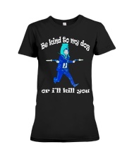 Funny Rescue Gift T-Shirt For American Pit-bull Premium Fit Ladies Tee thumbnail