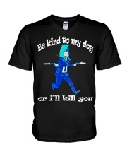 Funny Rescue Gift T-Shirt For American Pit-bull V-Neck T-Shirt thumbnail
