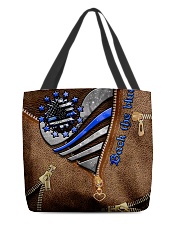 Different is not less All-over Tote front