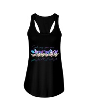 God say you are Ladies Flowy Tank tile
