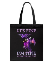 It's fine I'm fine Tote Bag tile