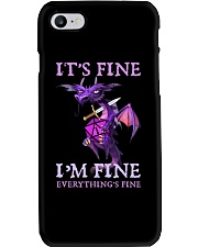 It's fine I'm fine Phone Case tile