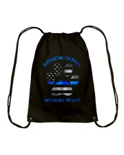 Supporting the paws Drawstring Bag tile