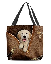 Cute Golden Retriever All-over Tote front