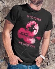 In October we wear pink Classic T-Shirt lifestyle-mens-crewneck-front-4