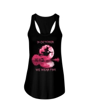 In October we wear pink Ladies Flowy Tank tile