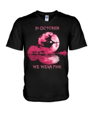 In October we wear pink V-Neck T-Shirt tile