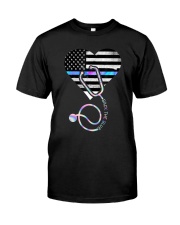 Back the blue Classic T-Shirt front