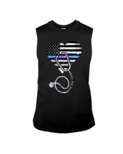 Back the blue Sleeveless Tee tile