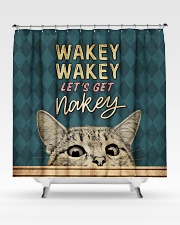 Wakey let's get nakey Shower Curtain aos-shower-curtains-71x74-lifestyle-front-02