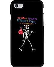 The day the teachers Phone Case tile