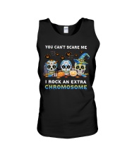 You can't scare me Unisex Tank tile
