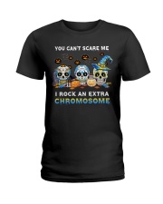 You can't scare me Ladies T-Shirt tile