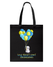 Never give up Tote Bag tile