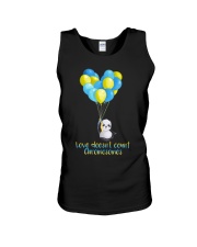 Never give up Unisex Tank tile