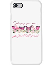 God say you are Phone Case tile