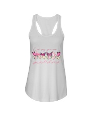 God say you are Ladies Flowy Tank tile