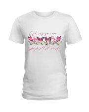God say you are Ladies T-Shirt tile